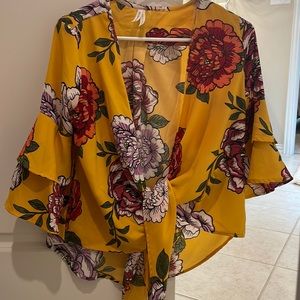 Live 4 Truth Tie front blouse